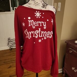 3/$20   Red Merry Christmas Sweater